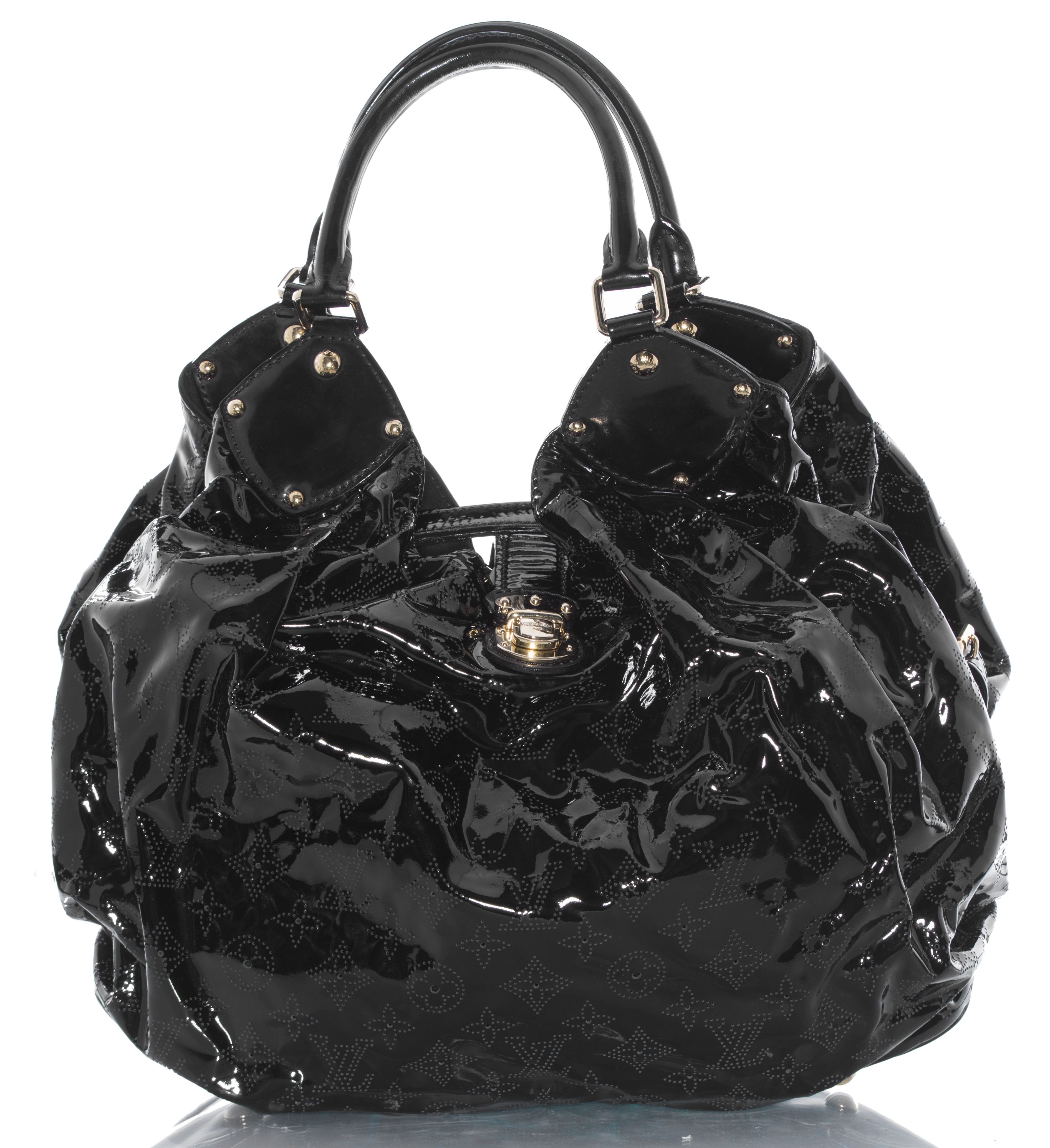 Louis Vuitton Black Patent Leather Bag - nécessité